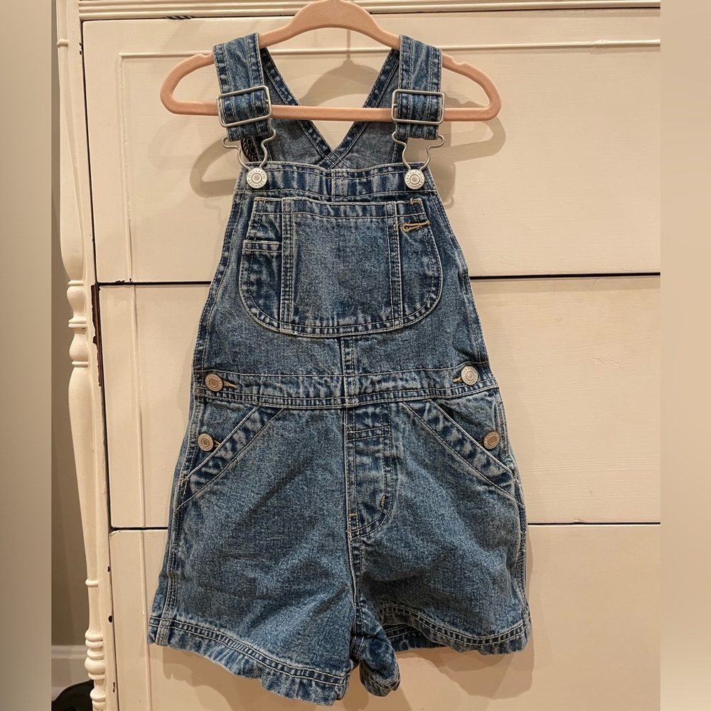 Toddler Gap Denim Overalls One Piece Jean Size 3